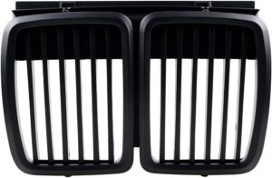 Astra Depot Matte Black Grille for BMW E30